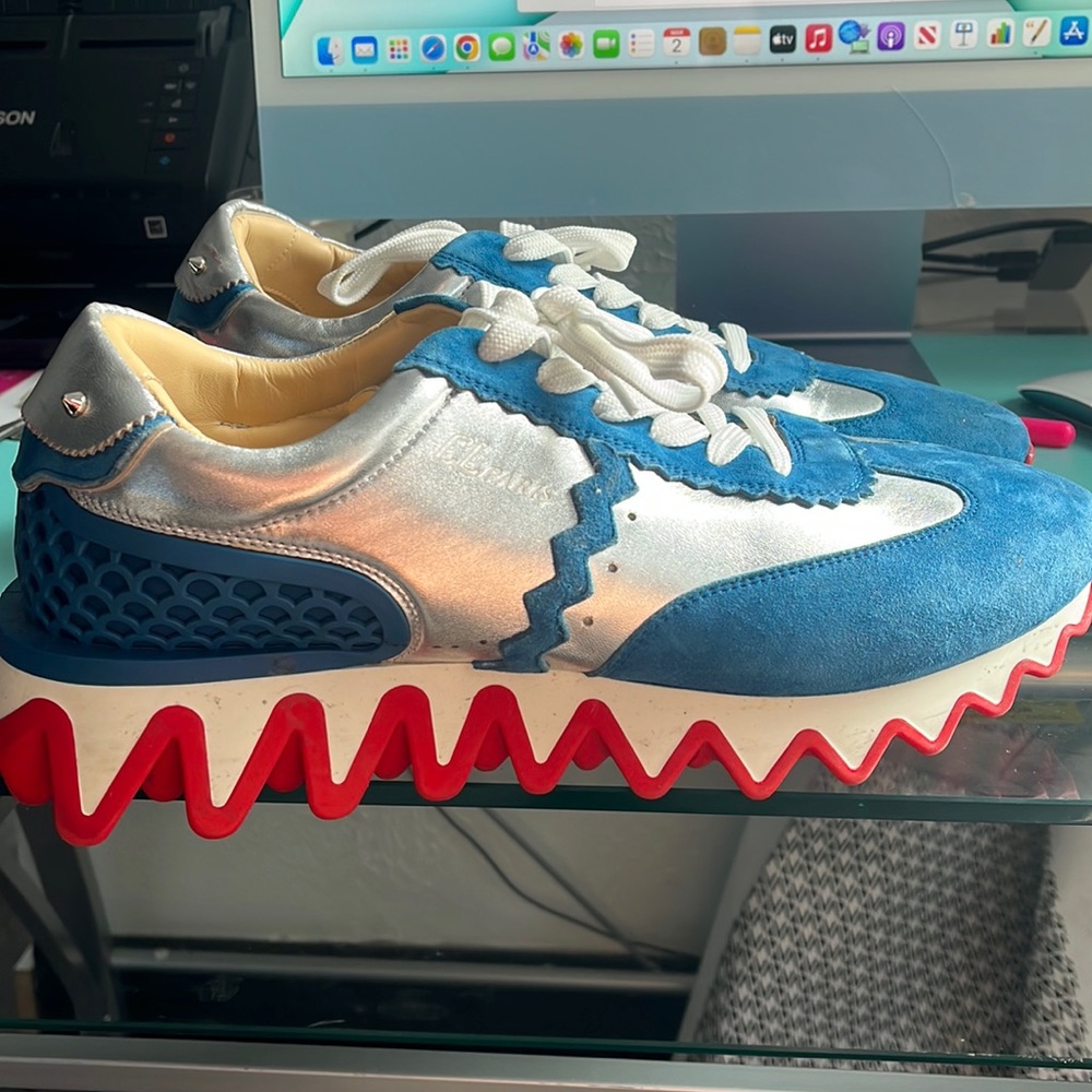 Christian Louboutin Blue size 45 worn only twice